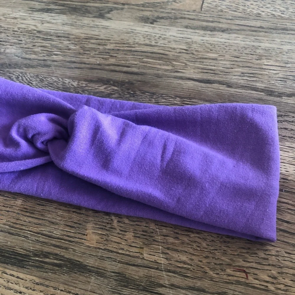 Purple Twist Headband NEW Handmade